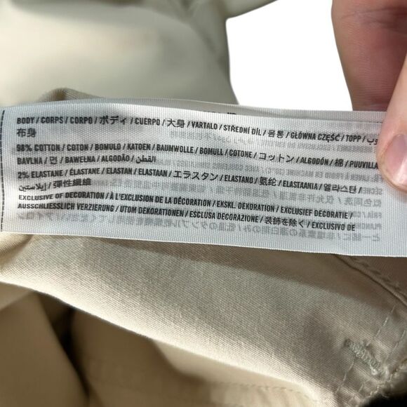 Hollister Women’s 24 Ultra High Rise Baggy Cargo Pants Beige 3 Pocket Utility 00 - Picture 6 of 9